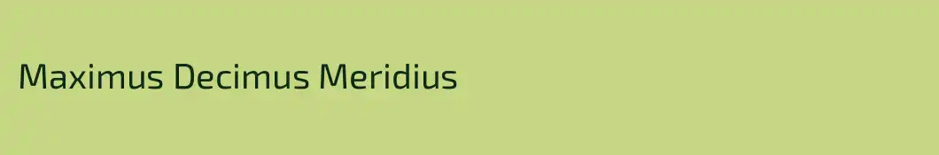 Maximus Decimus Meridius